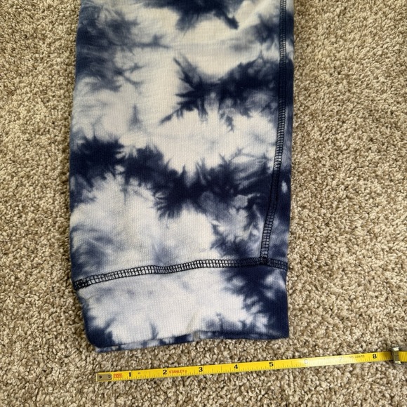 Karen Kane Womens Size L Blue White Tie Die Drawstring Jogger Sweatpants - Picture 10 of 16